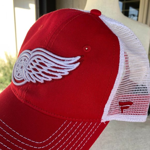 FANATICS/OLD TIME HOCKEY NHL Detroit Red Wings Cap/Toboggan Bundle - Size OS - Picture 5 of 12